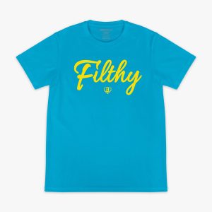 Filthy Tee - Blue/Yellow