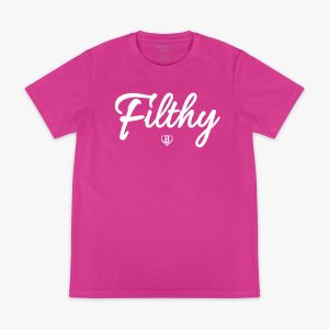 Filthy Tee - Pink/White