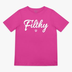Filthy Youth Tee - Pink/White