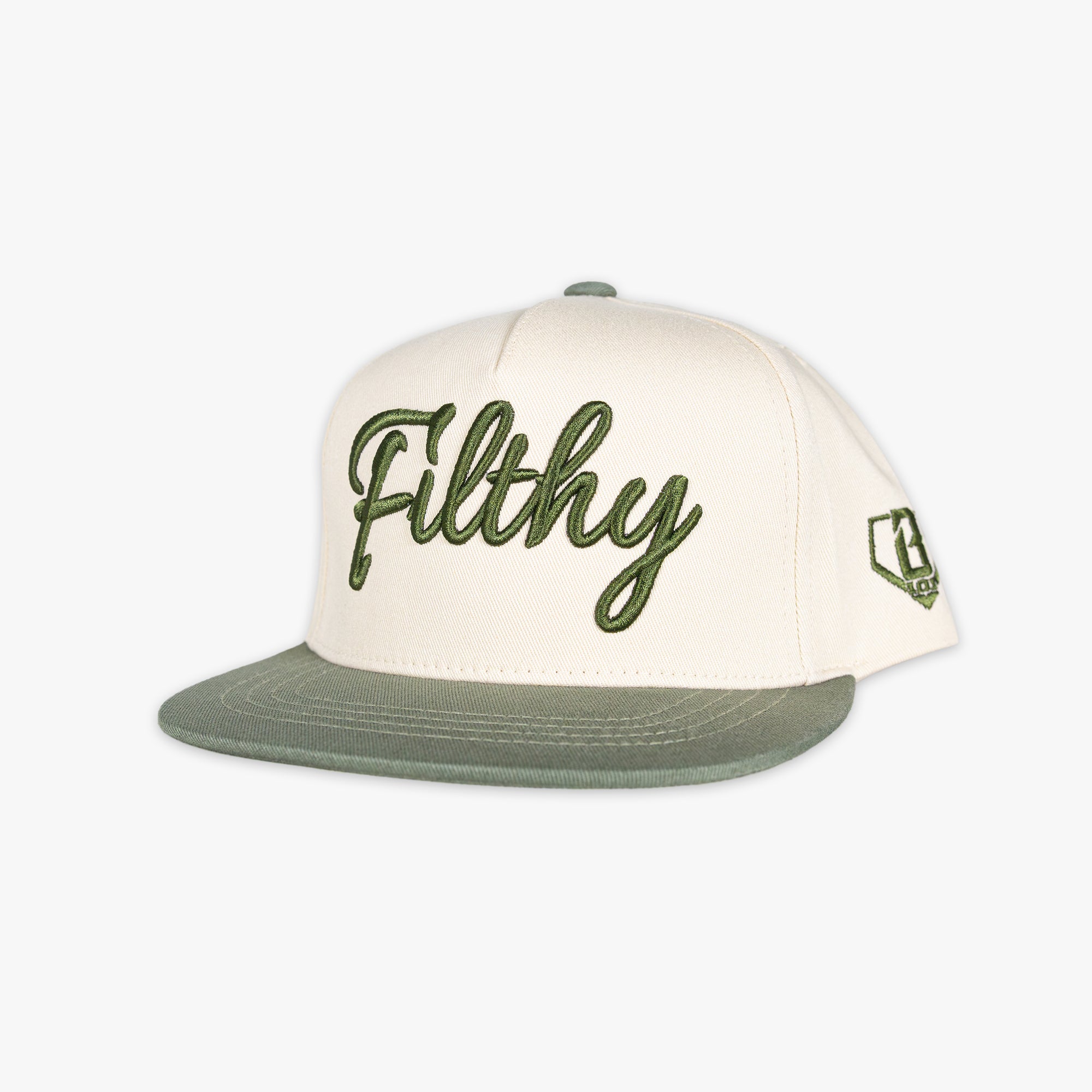 Filthy Off Field Snapback - Bone/Green