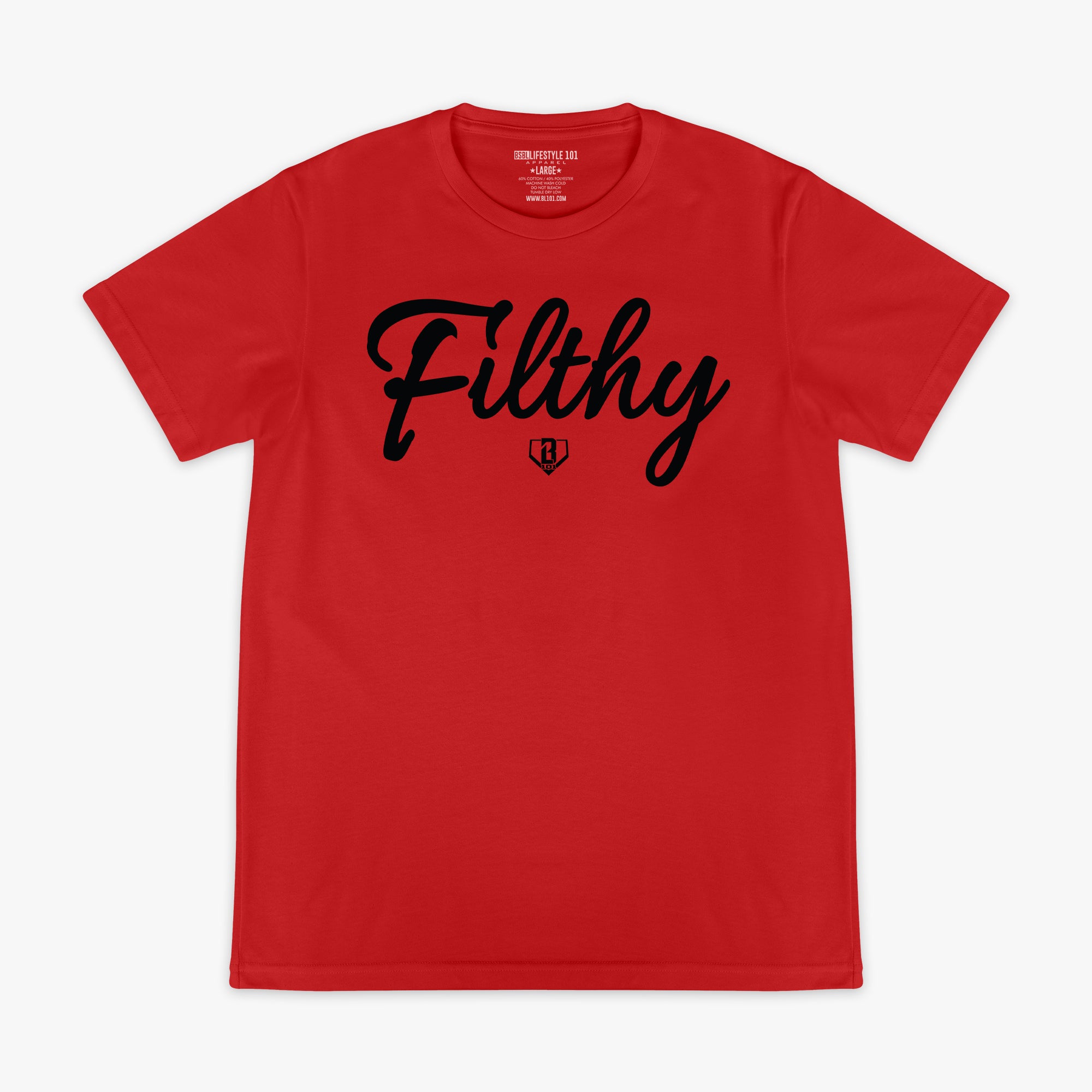 Filthy Tee - BL Red/BL Black