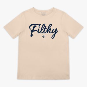 Filthy Youth Tee - Bone/Navy