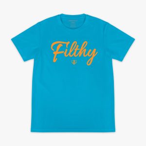 Filthy Tee - Blue/Orange