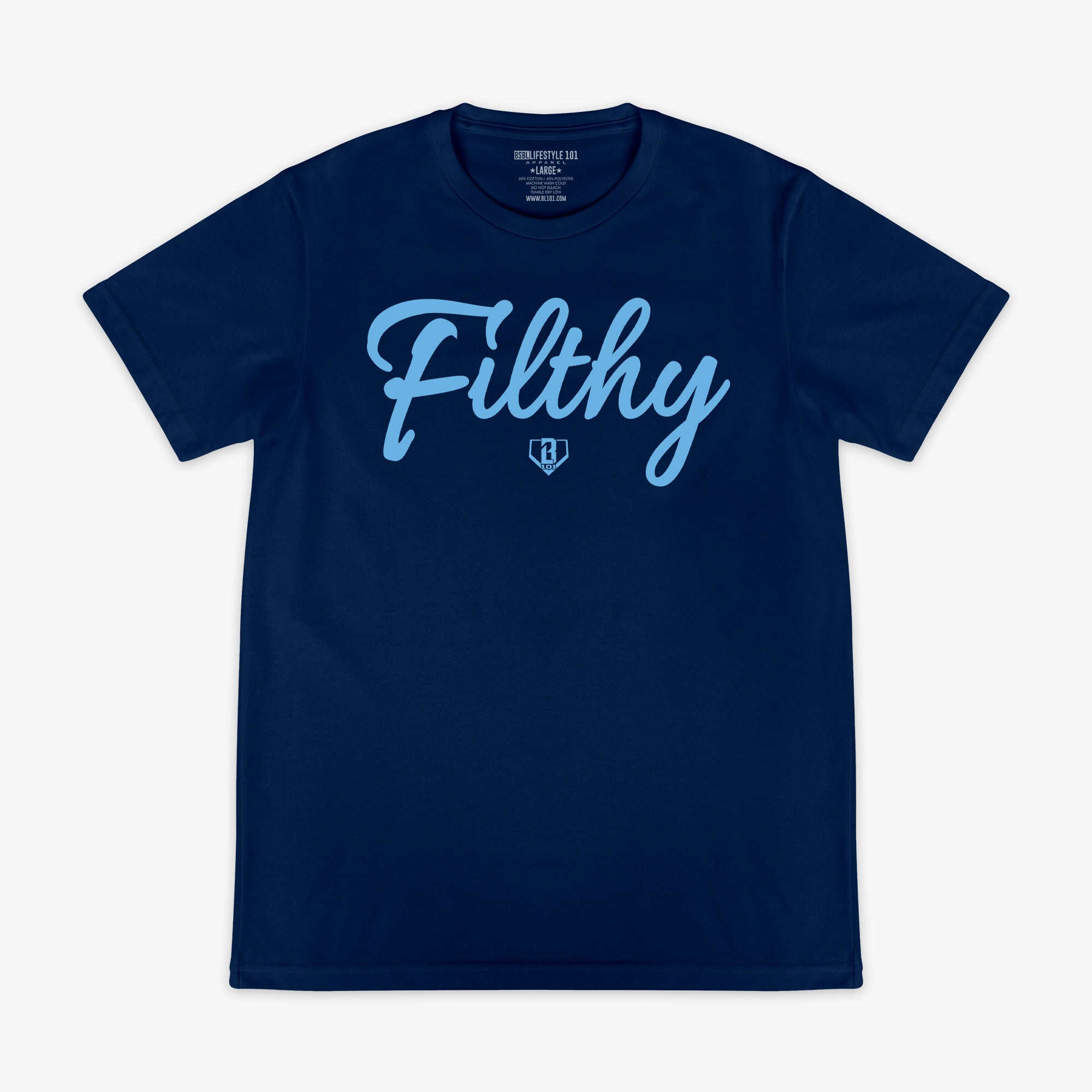 Filthy Tee - Navy/BL Blue