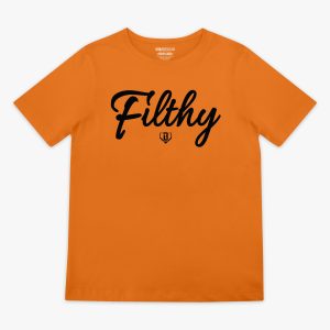 Filthy Youth Tee - Orange/Black