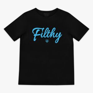 Filthy Youth Tee - Black/Light Blue