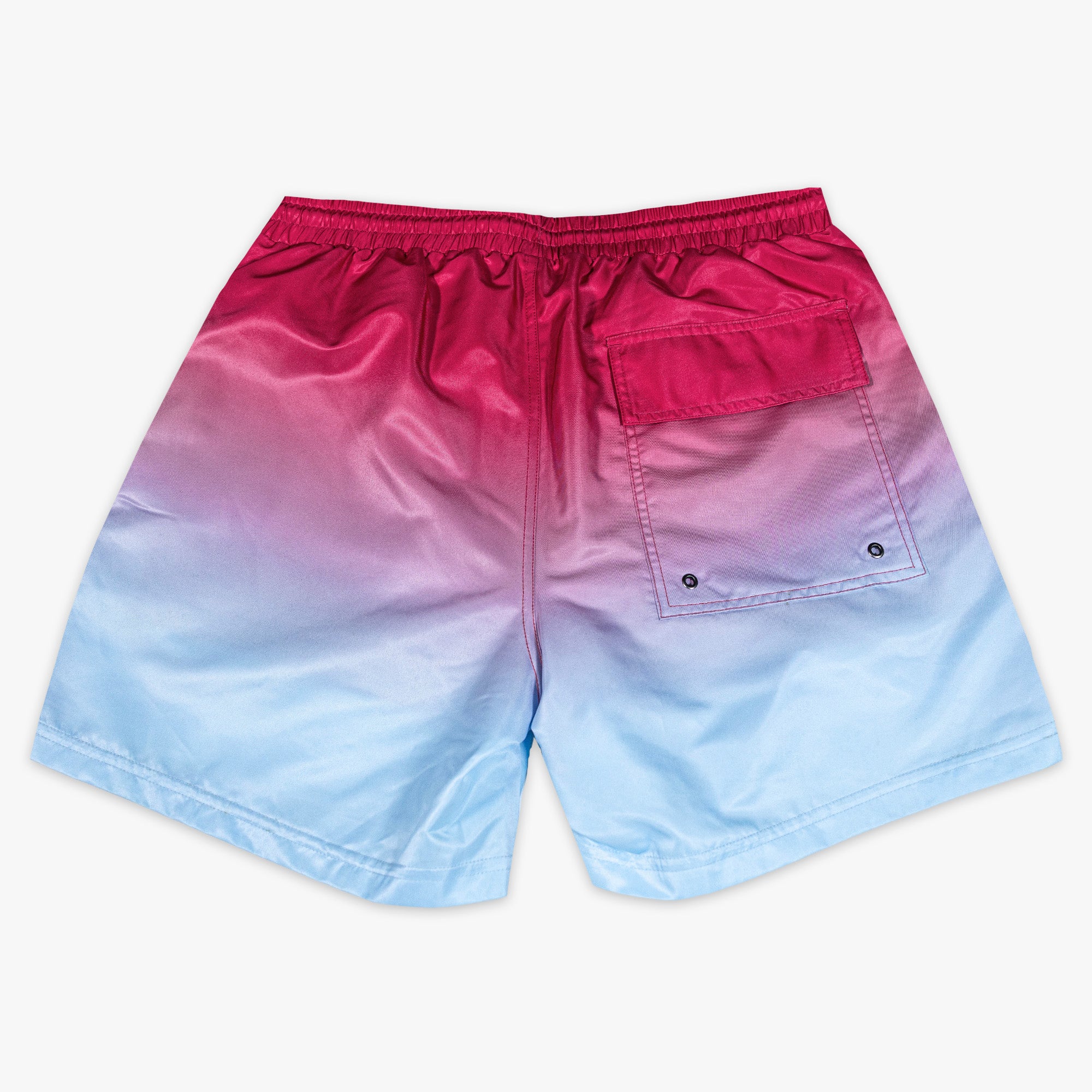 Gradient Youth Swim Trunks - Pink/Blue - Image 3