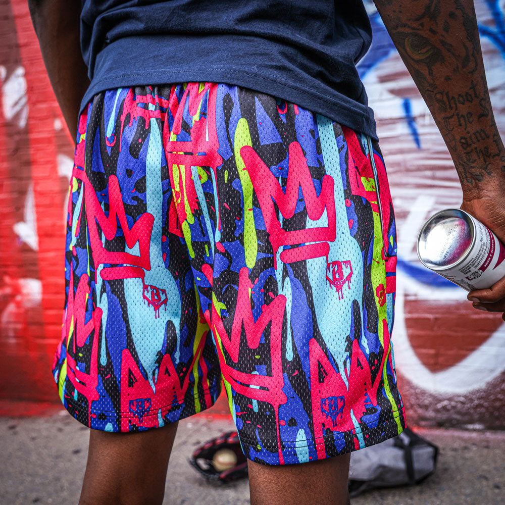 Graffiti Crown Shorts - Image 3