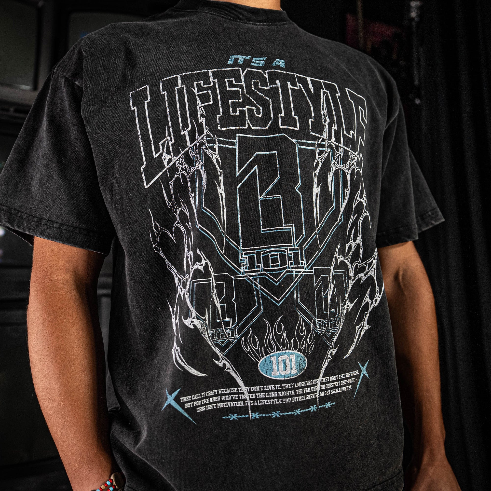 Hot Streak Vintage Relaxed Tee - Image 2