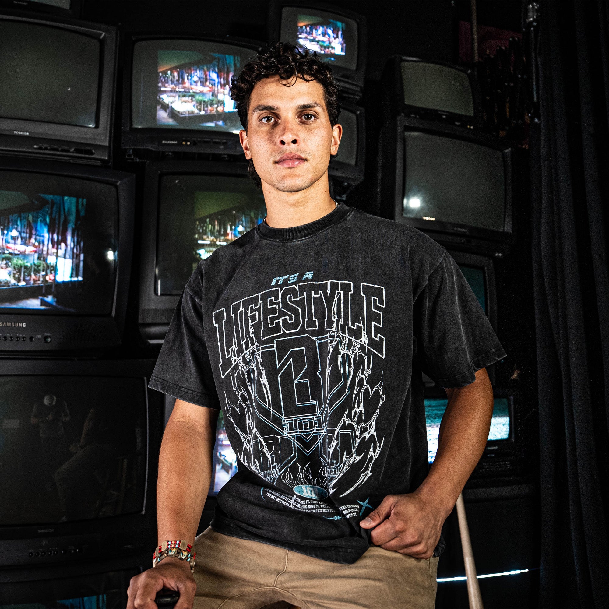 Hot Streak Vintage Relaxed Tee - Image 4