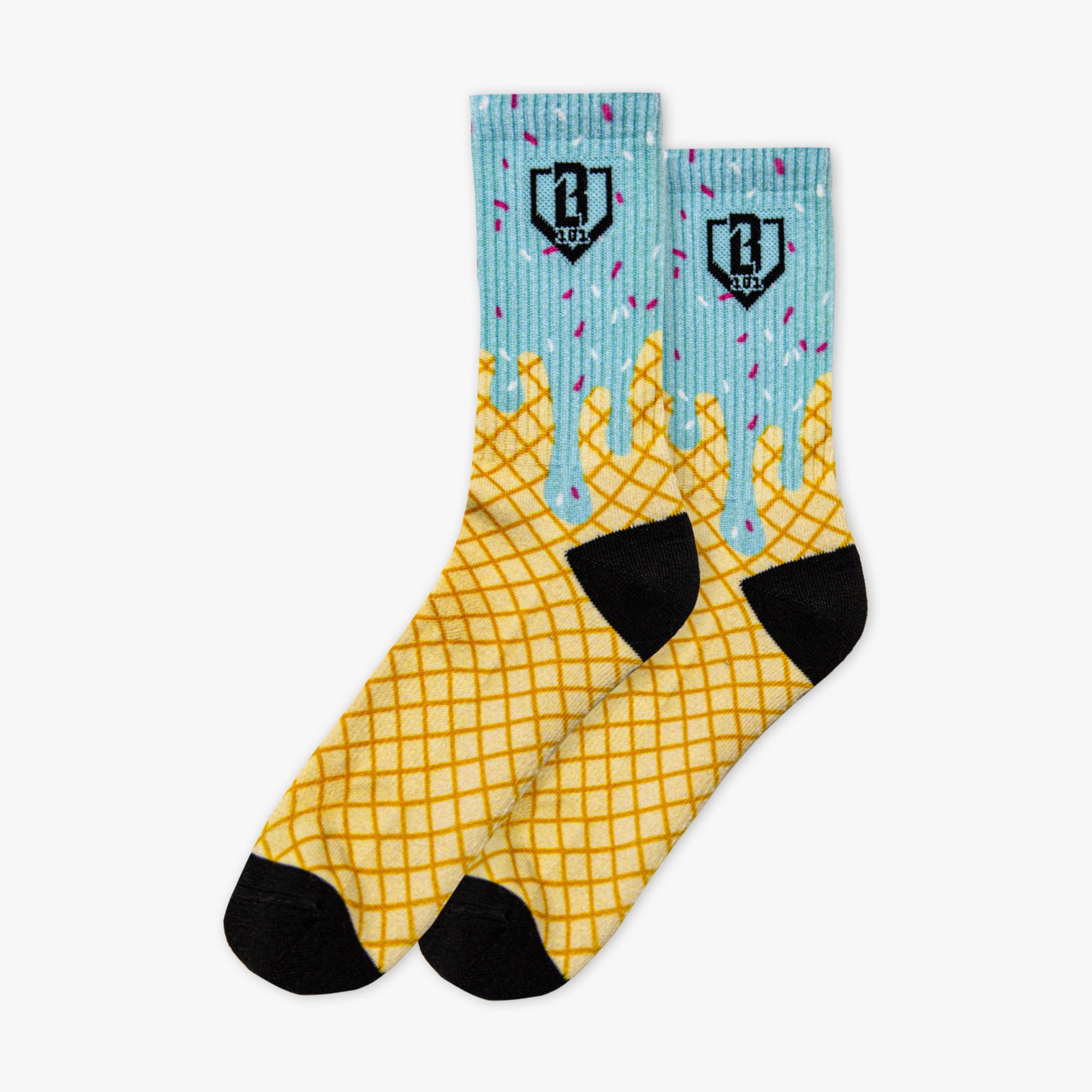 Ice Cream Performance Poly Socks 3-Pack - Cotton Candy - Image 4