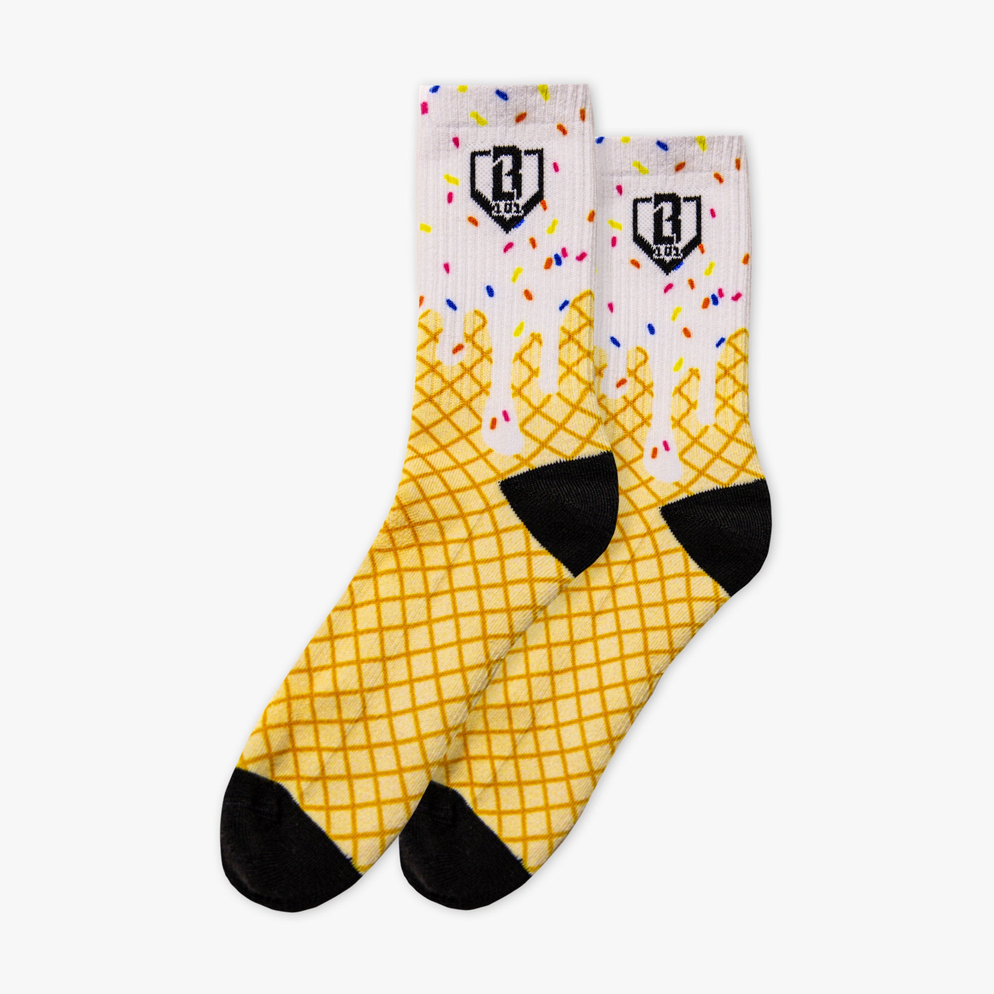 Ice Cream Performance Poly Socks 3-Pack - Cotton Candy - Image 2