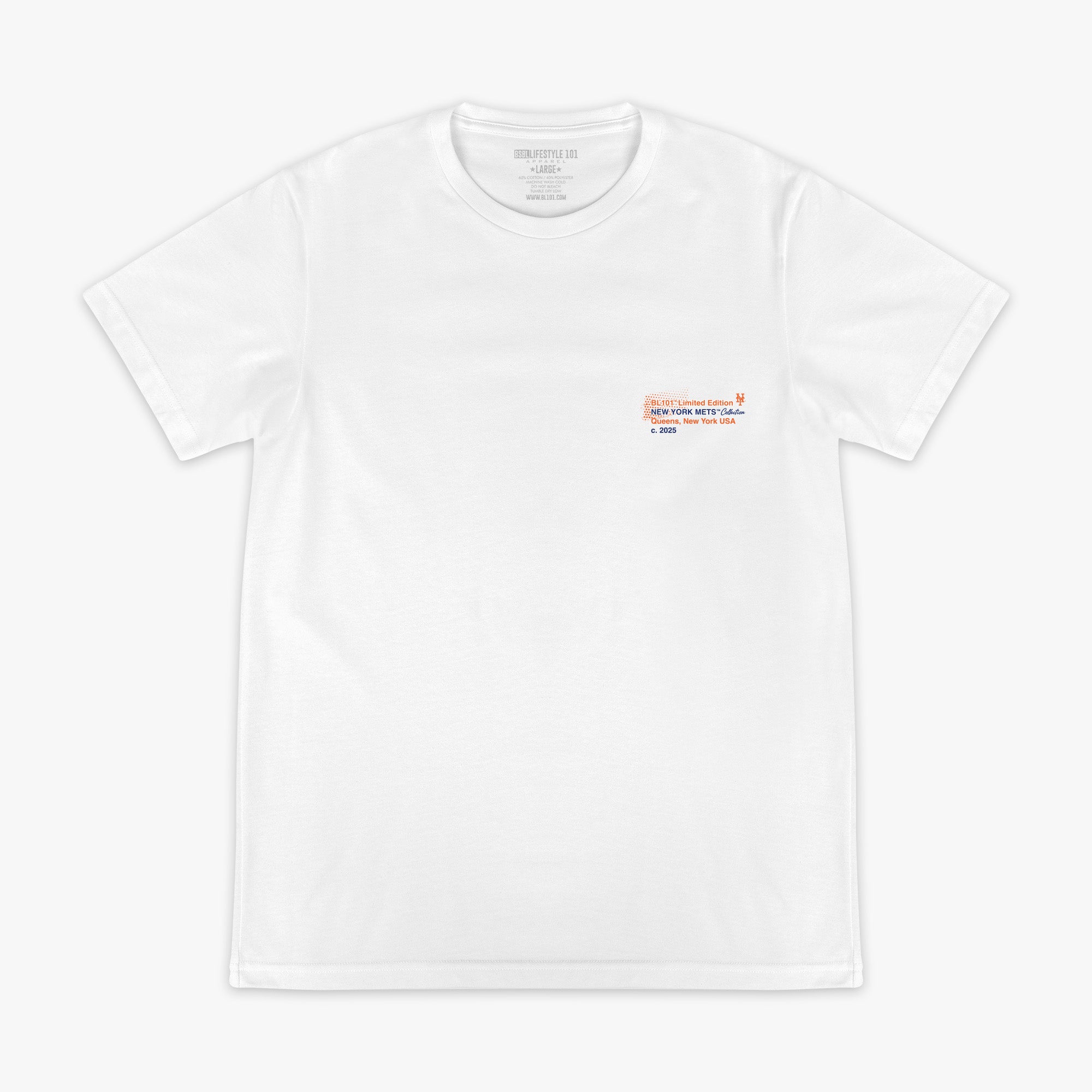 New York Mets Drip Tee - White - Image 2