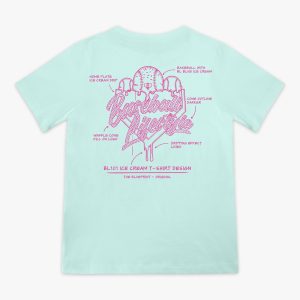 OG Ice Cream Design Youth Tee - Light Blue