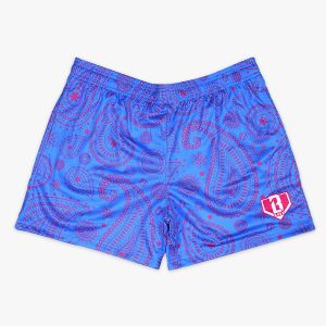 Paisley Shorts - Blue/Pink