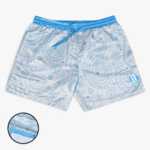 Paisley Swim Trunks - Gray