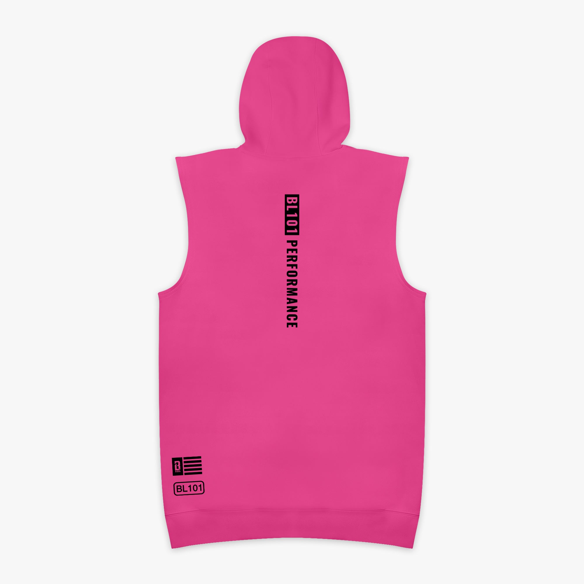 BSBL-SZN Sleeveless Youth Hoodie V3 - Pink - Image 2