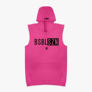 BSBL-SZN Sleeveless Youth Hoodie V3 - Pink