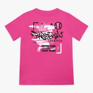 Graffiti Youth Tee - Pink