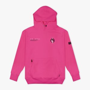 Off-Field Waffle Performance Youth Hoodie - Pink