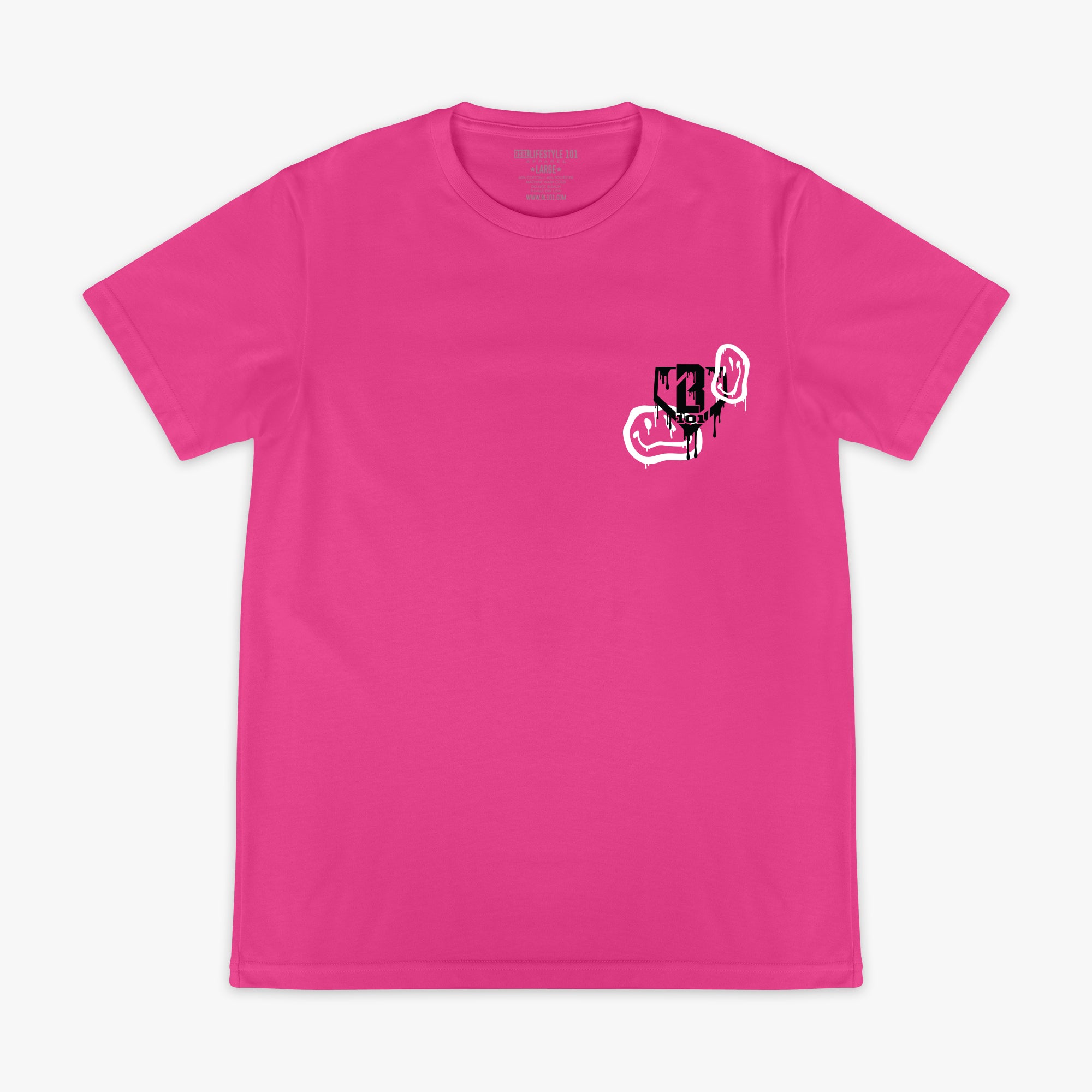 Smiley Slugger Tee - Pink - Image 2