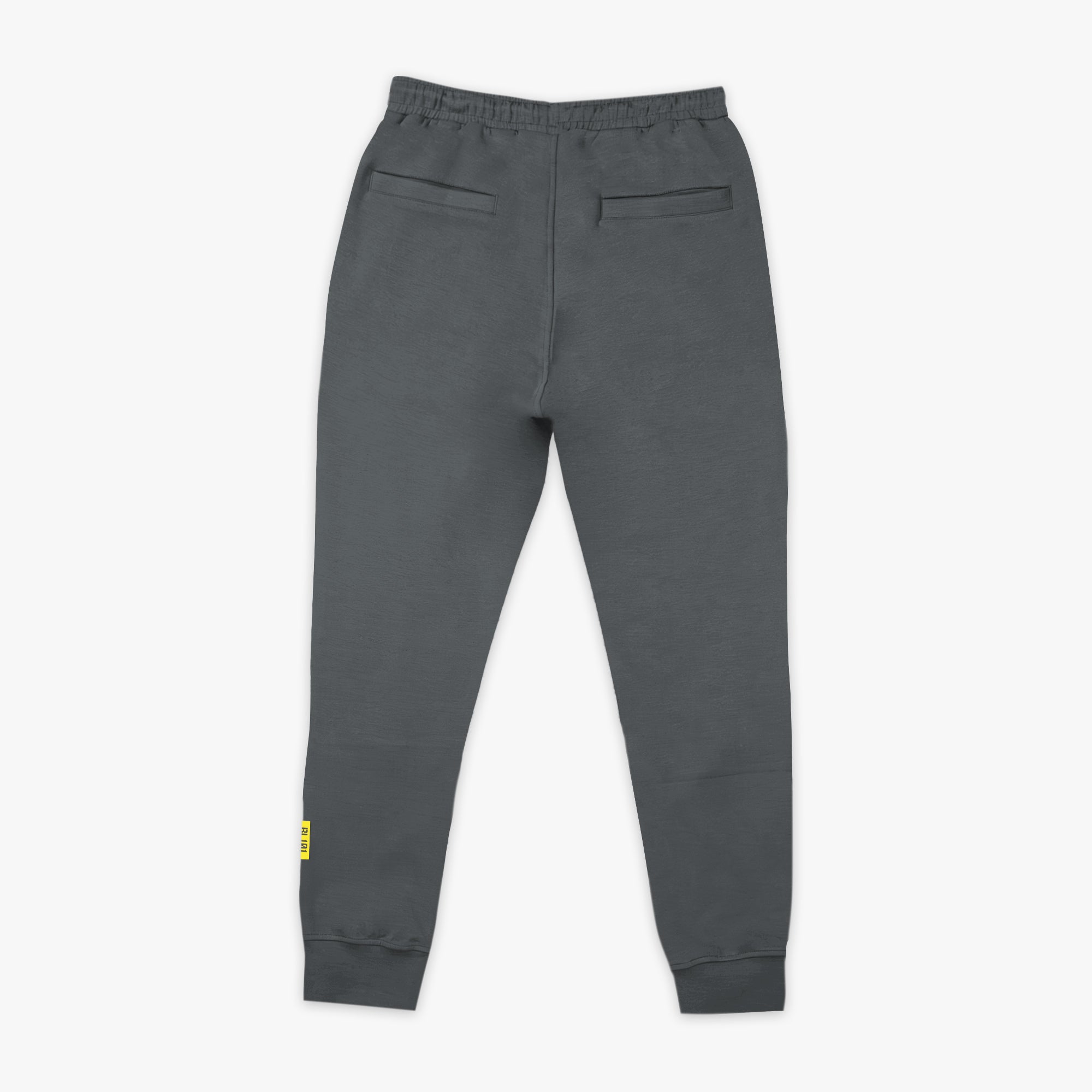 Diamond Relaxed Fit Joggers - Gray/Yellow - Image 2