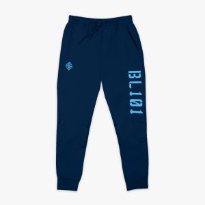 Diamond Relaxed Fit Joggers - Navy/Light Blue