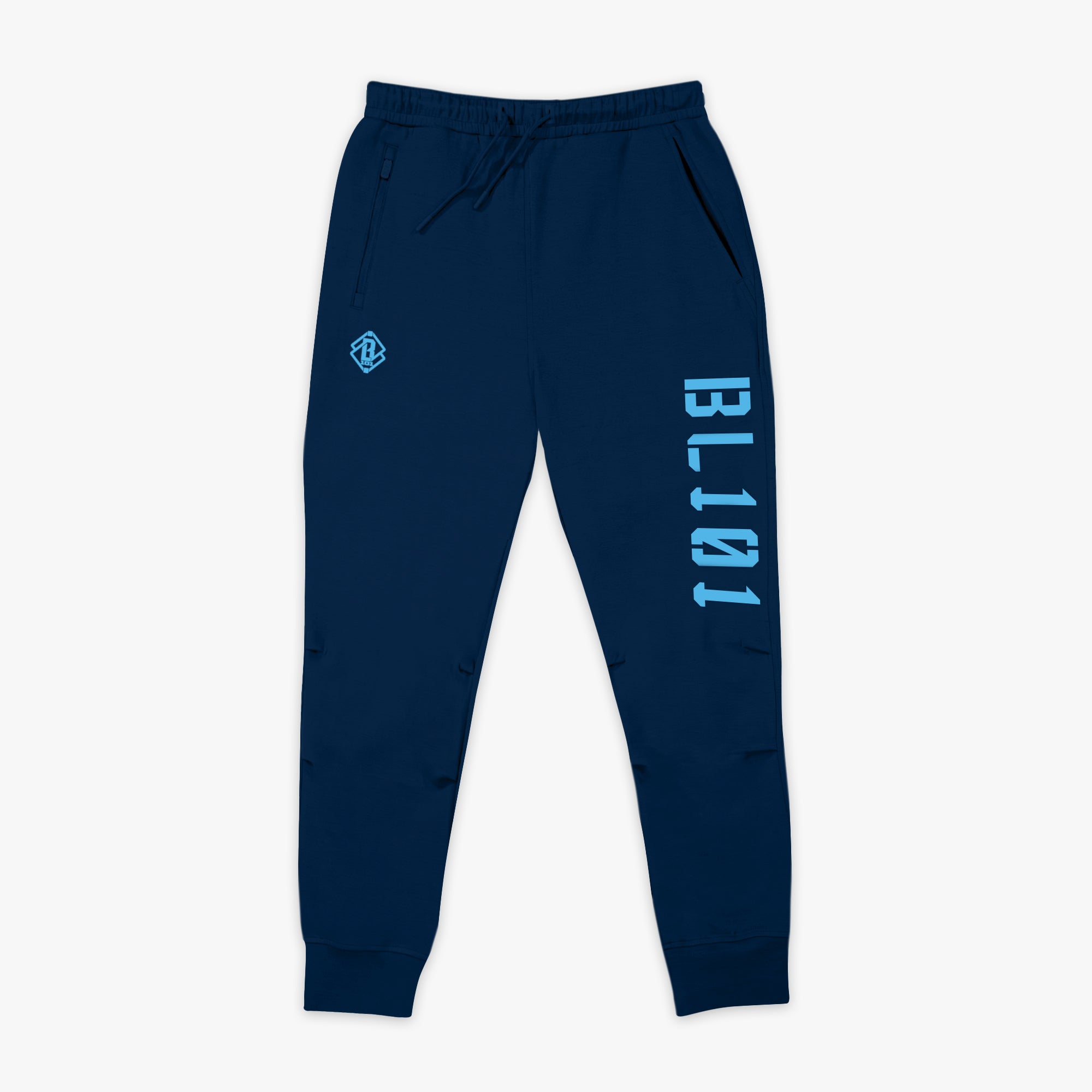 Diamond Relaxed Fit Joggers - Navy/Light Blue