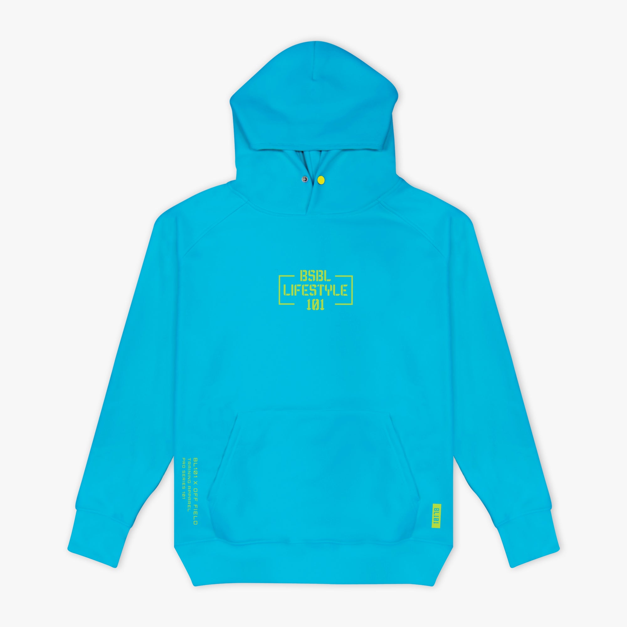 Off-Field Performance Youth Hoodie - Highlighter Blue