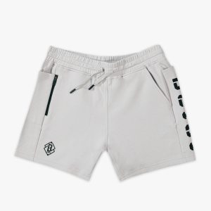 Diamond Relaxed Fit Youth Sweatshorts - Light Gray/Black