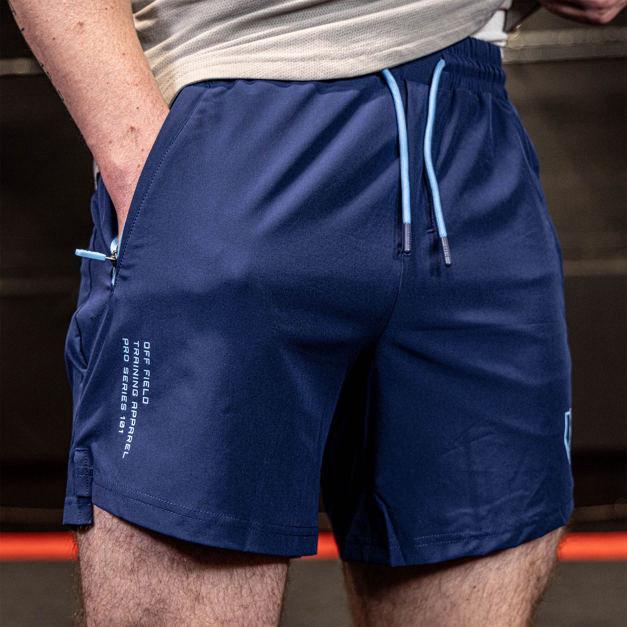 Pro Series Shorts V2 - Navy/Light Blue - Image 4