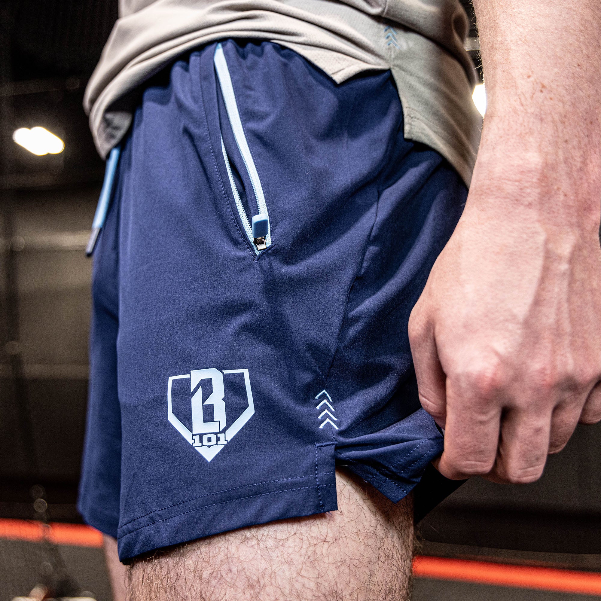 Pro Series Shorts V2 - Navy/Light Blue - Image 5