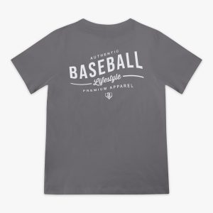 BSBL Wave Youth Tee - Cool Gray