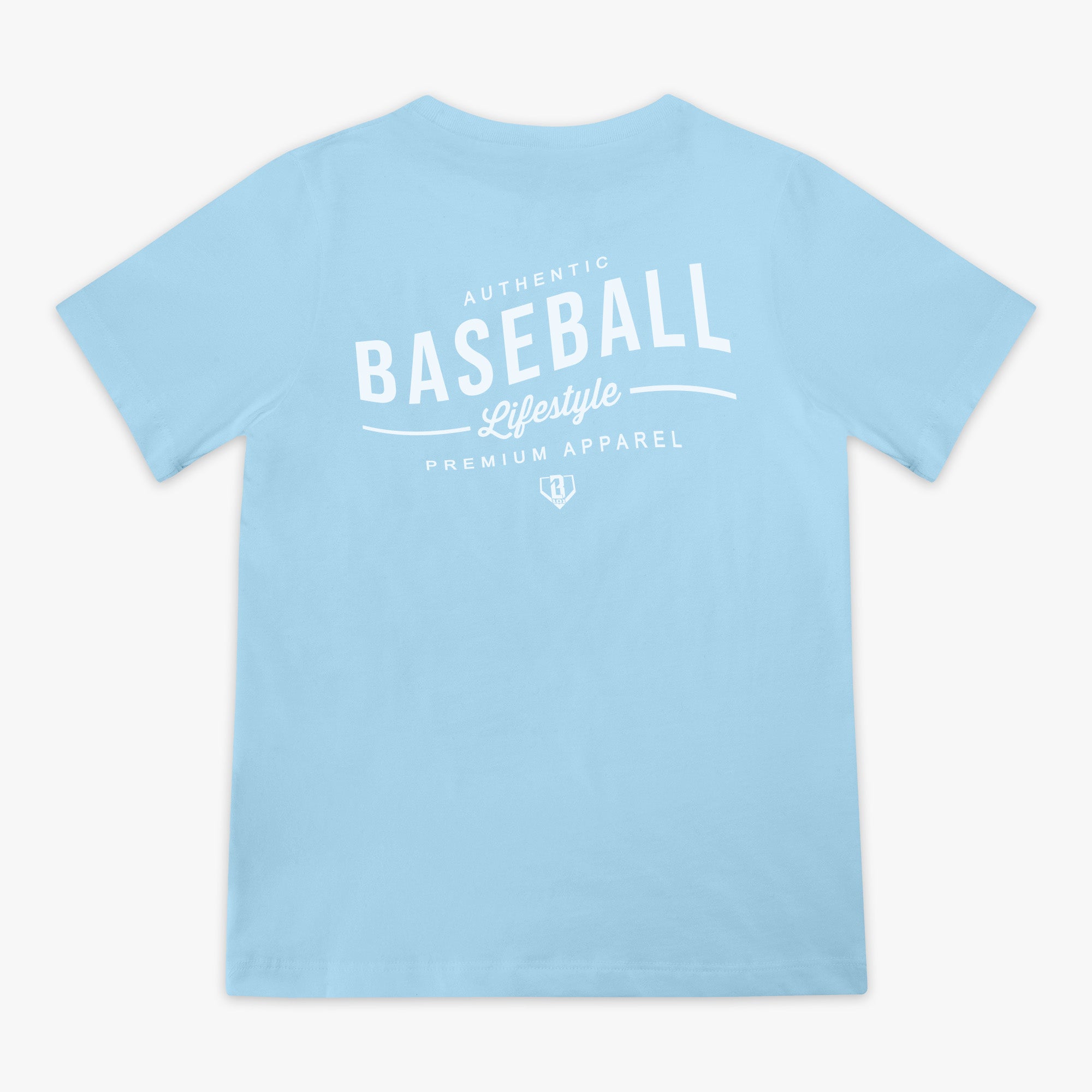 BSBL Wave Youth Tee - Light Blue