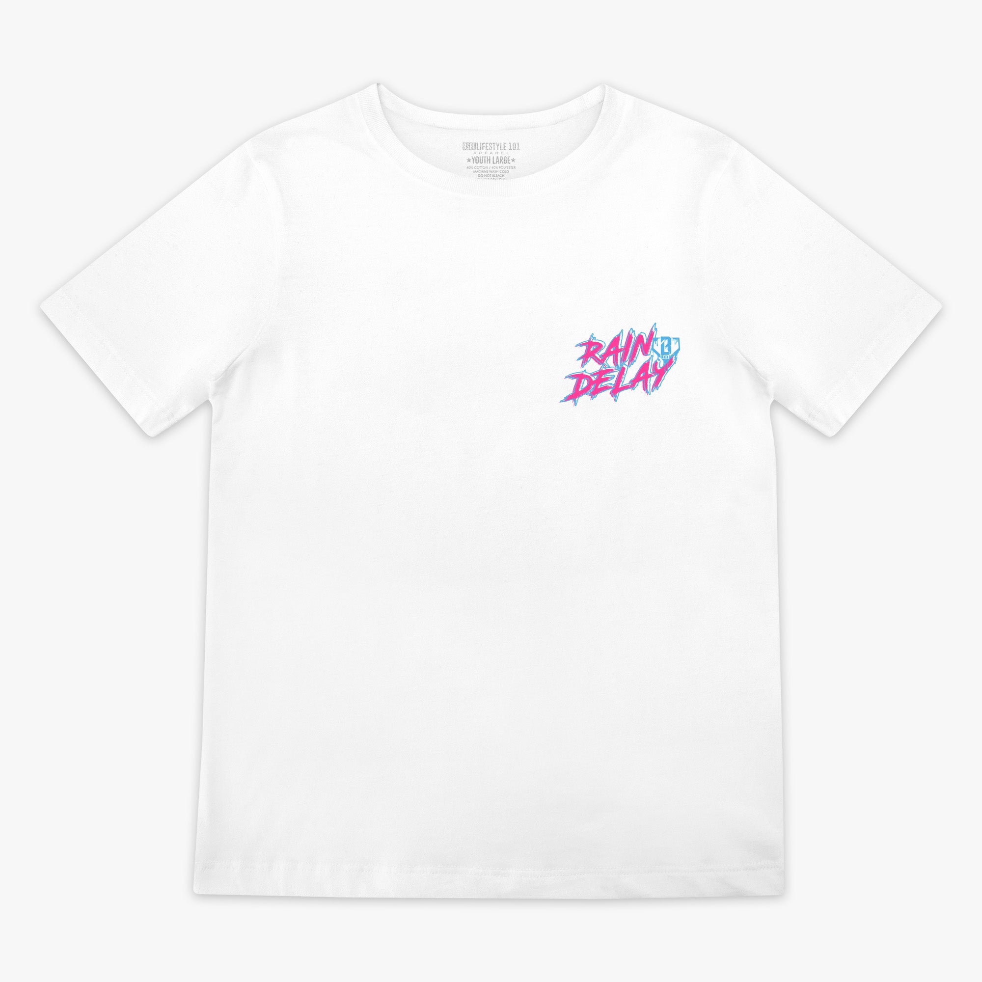 Rain Delay Youth Tee - Cotton Candy - Image 2