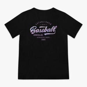 Realtree Established Youth Tee - Black/Aspect-Lavender