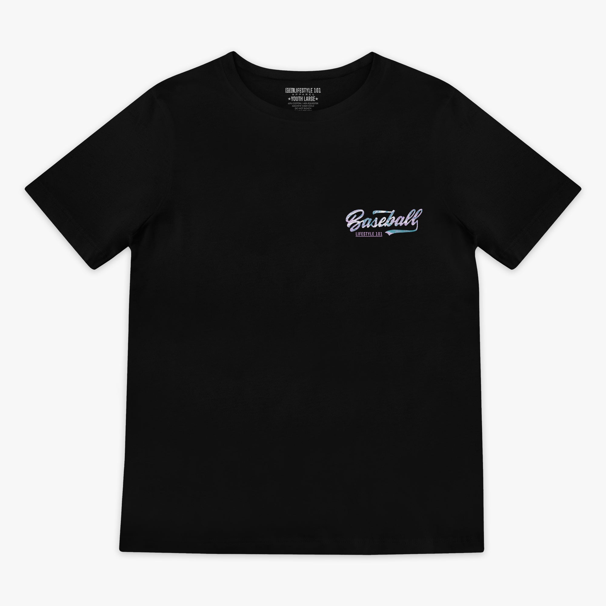 Realtree Established Youth Tee - Black/Aspect-Lavender - Image 2