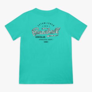 Realtree Established Youth Tee - Teal/Aspect-Arctic