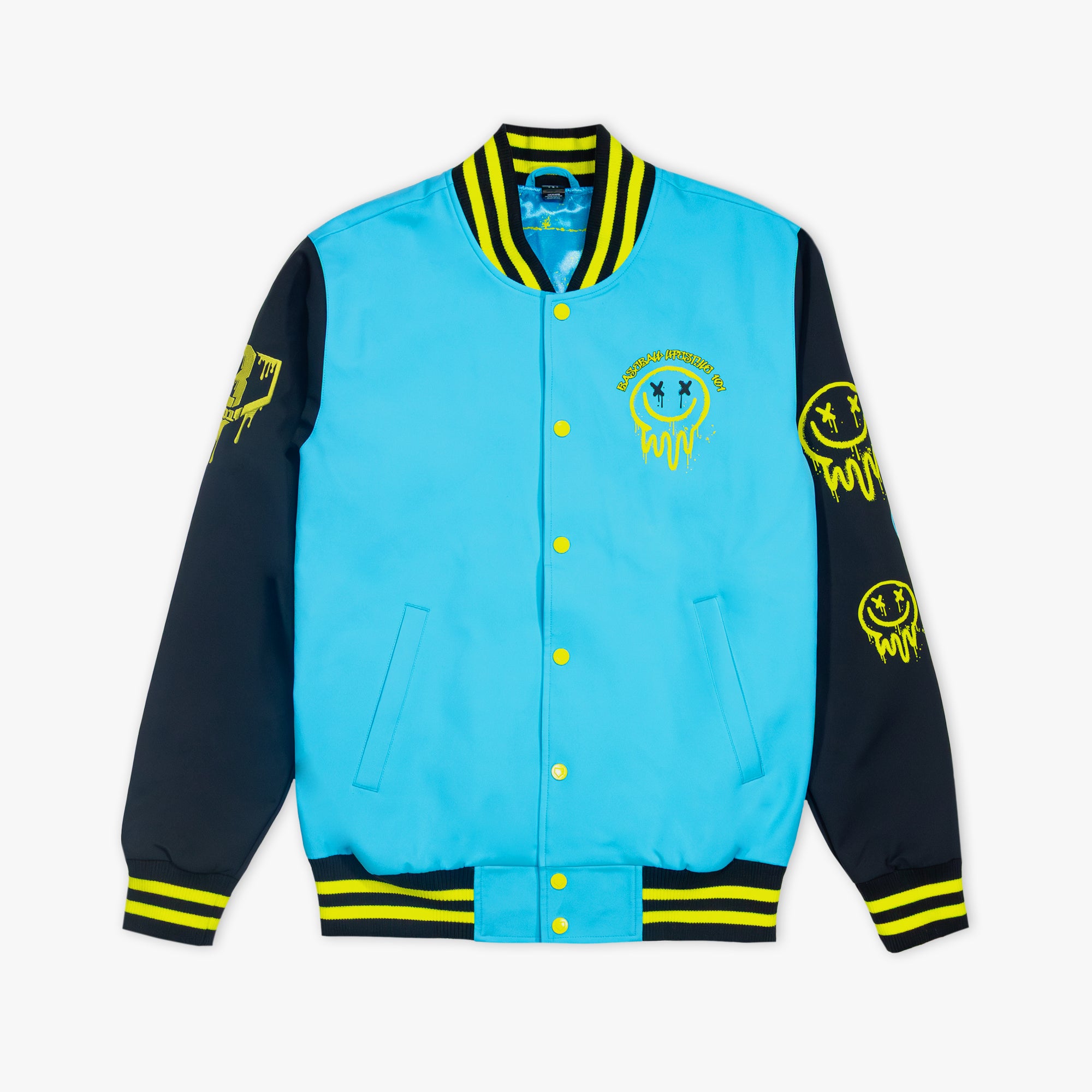 Retro Graffiti Bomber Jacket