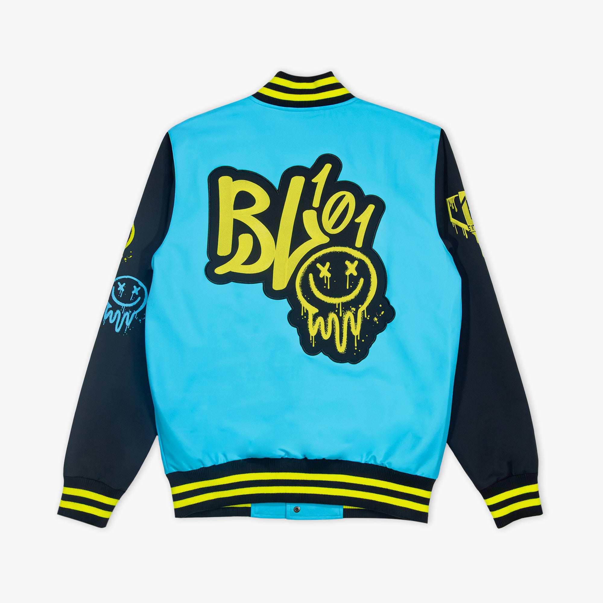 Retro Graffiti Bomber Jacket - Image 2