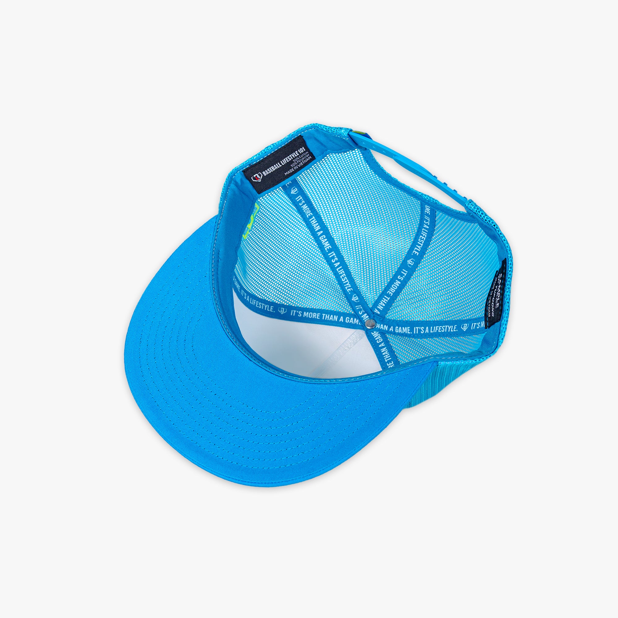 Signature Mesh Snapback Hat - Blueberry Lemonade - Image 2