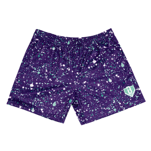 Splatter Shorts - Purple