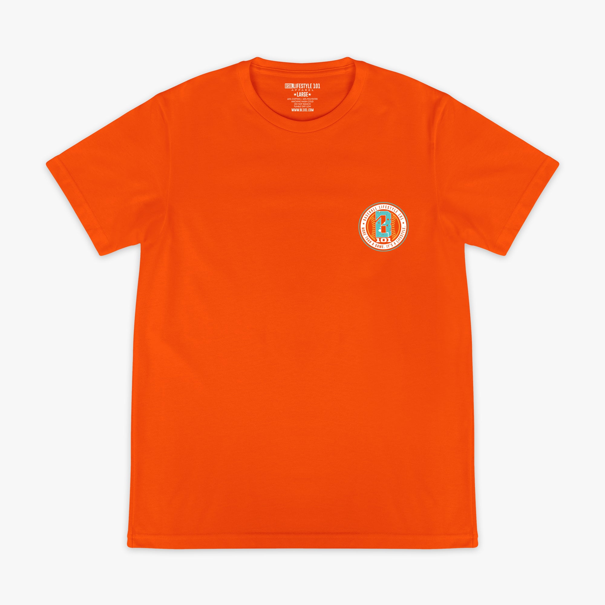 Splatter Established Tee - Orange - Image 2