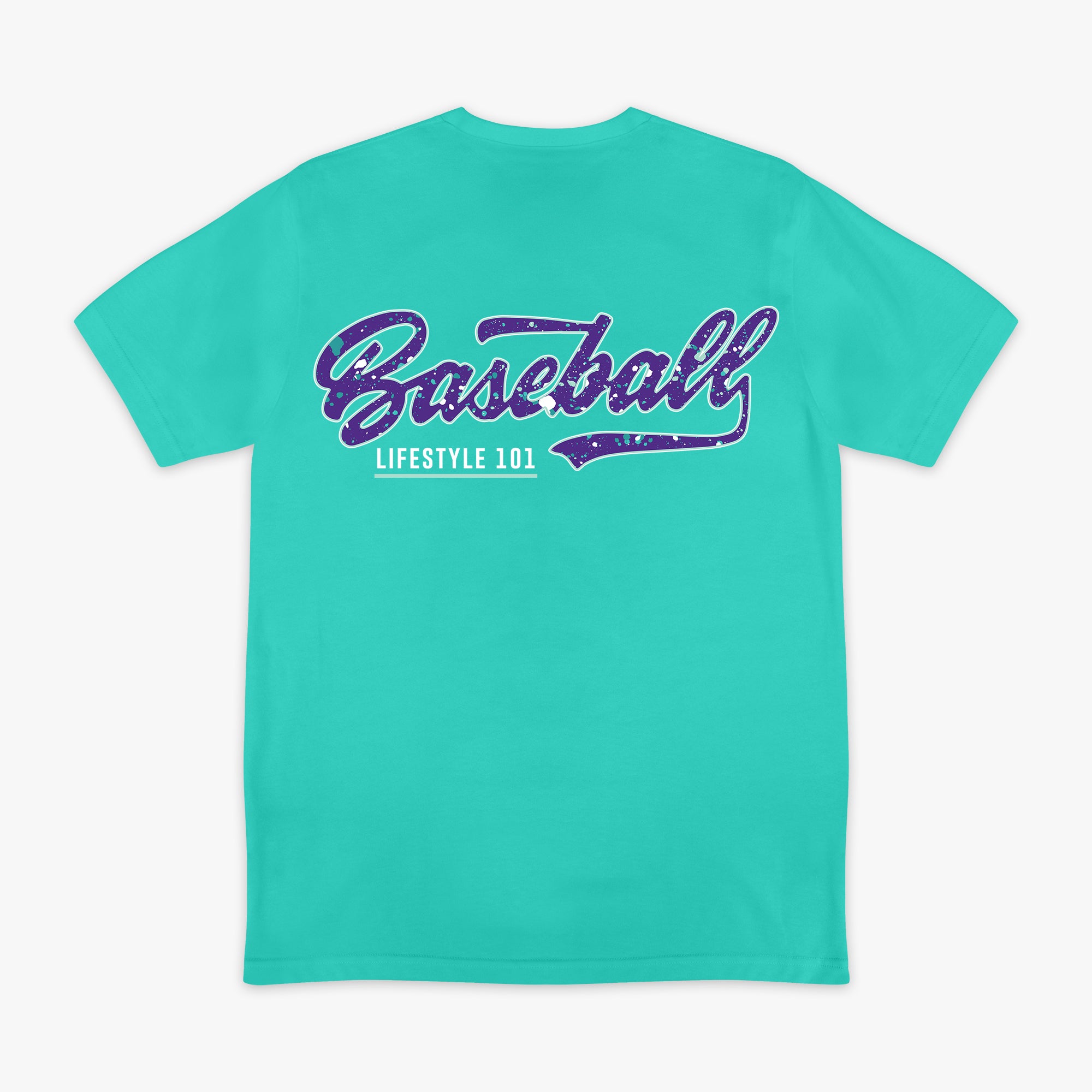 Splatter Established Tee - Teal