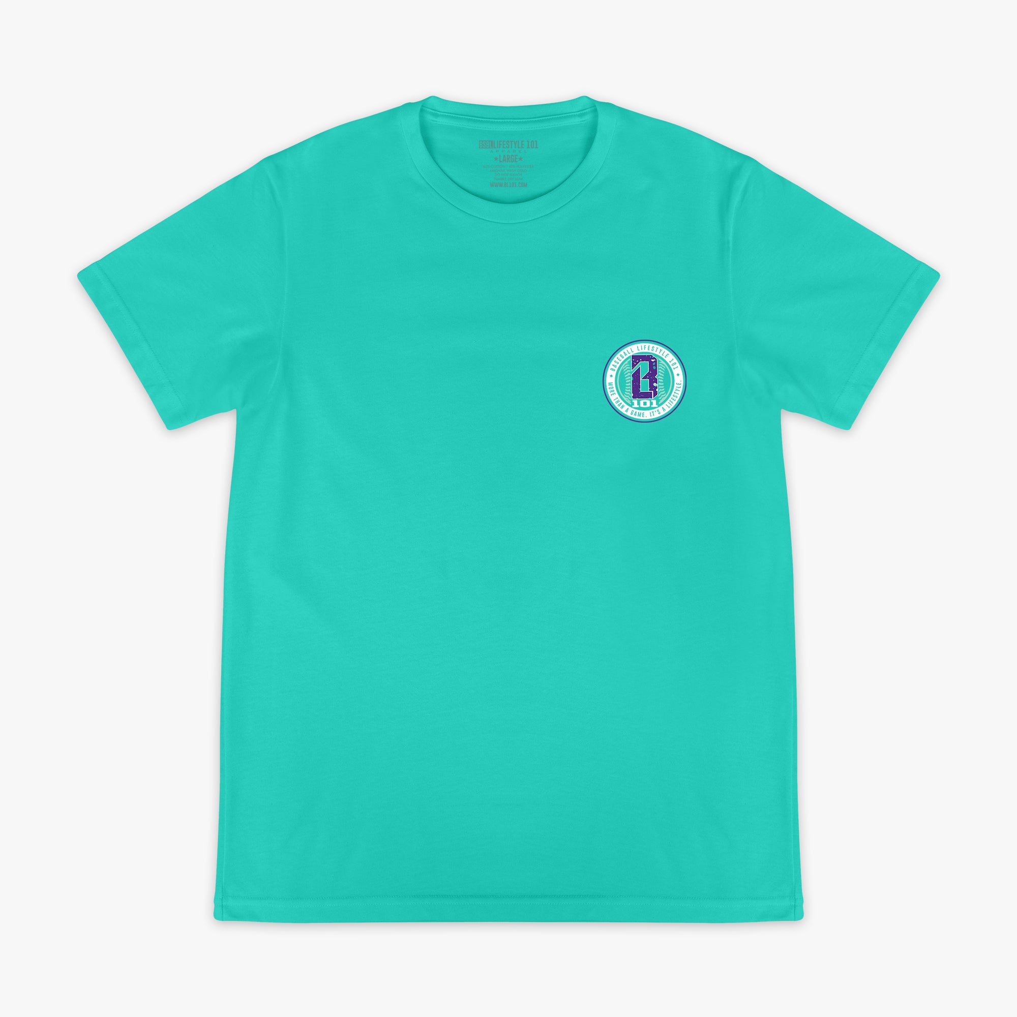 Splatter Established Tee - Teal - Image 2