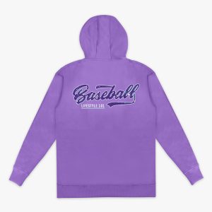 Splatter Hoodie - Purple
