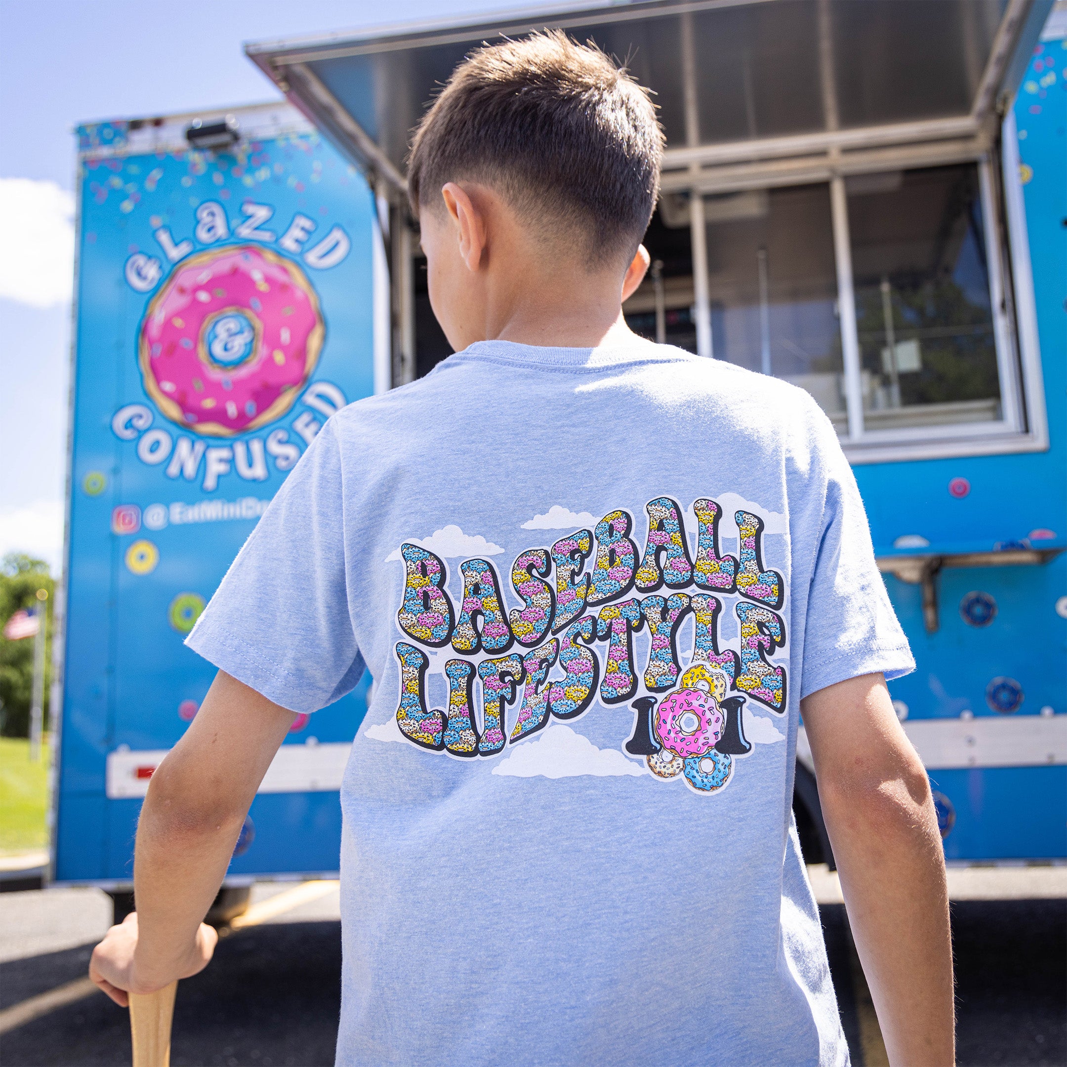 Sugar Rush Donut Youth Tee - Image 3