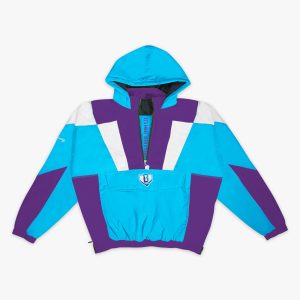 Colorblock Pullover Youth Jacket - Blue/Purple