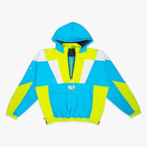 Colorblock Pullover Youth Jacket - Highlighter