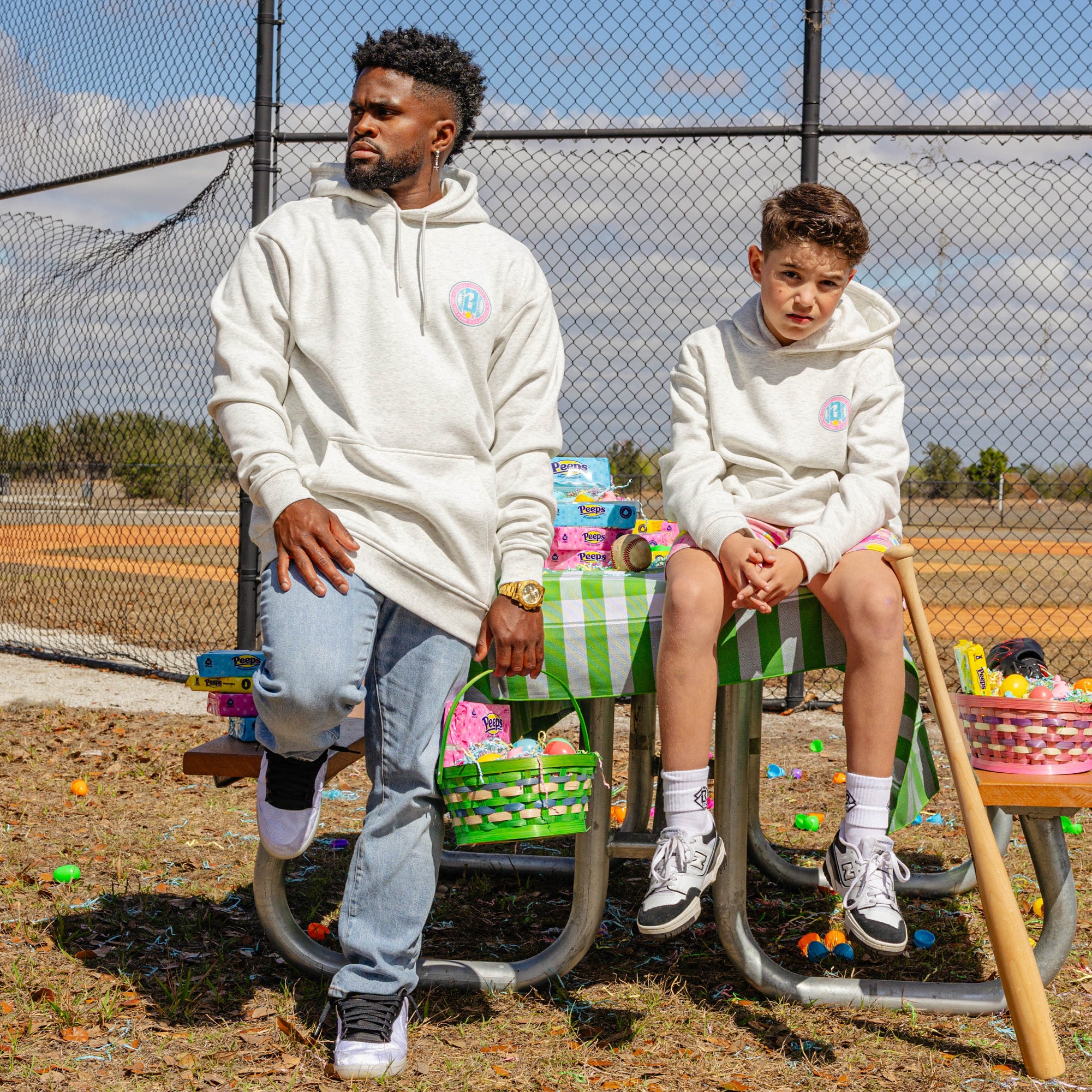 Chicks Dig The Long Ball Youth Hoodie - Image 3